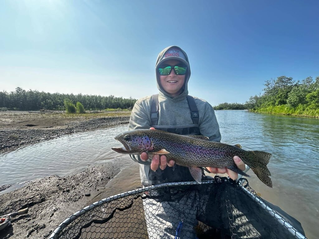 Rainbow Trout on Kanektok River Fishing Trip