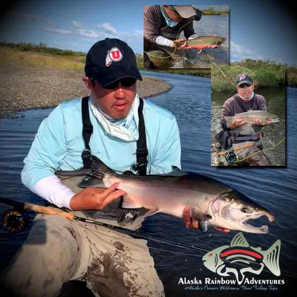 Variety of fish caught in Alaska