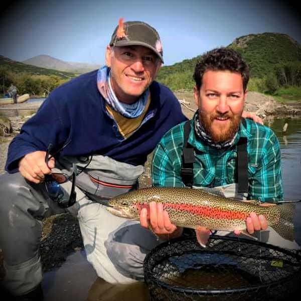Rainbow Trout caught in an Alaskan river