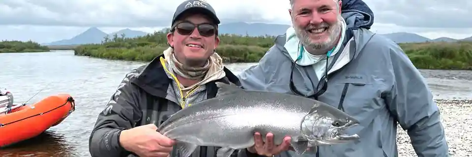 Goodnews River leopard rainbow trout Alaska