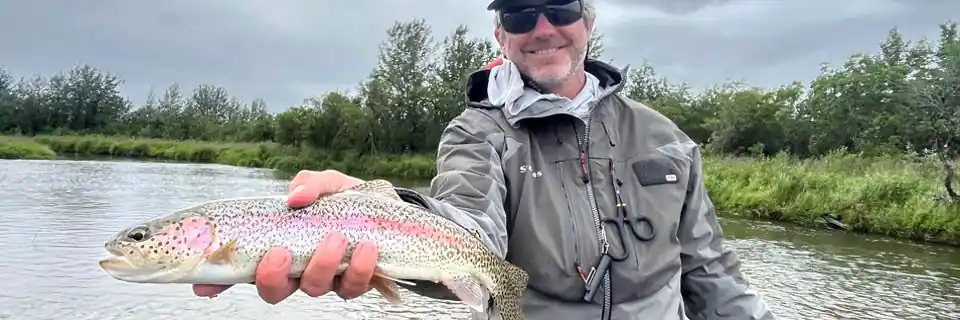 Arolik River clear water sight fishing Alaska