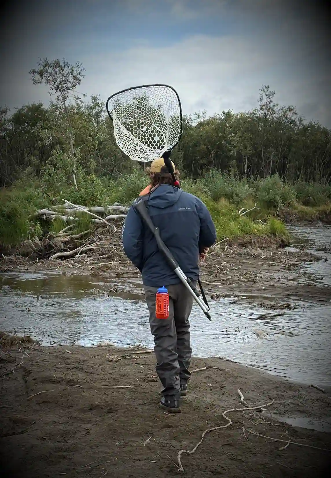 Paul Hansen guiding on a Southwest Alaska river