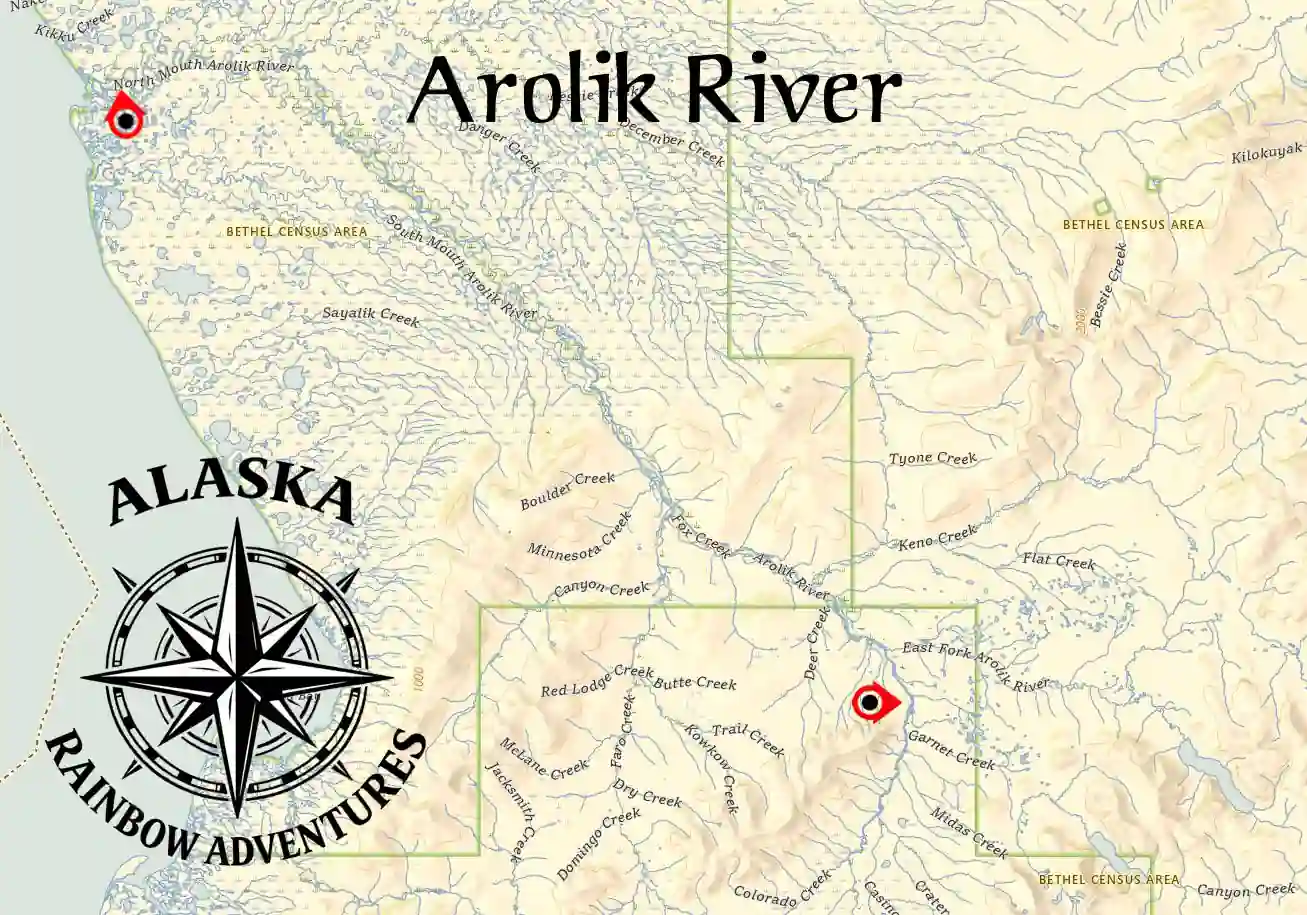 Arolik River Map